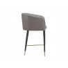 Asher Counter Stool - Flint Grey / Napa Taupe - Side Angle - Asher Counter Stool - Flint Grey / Napa Taupe - Side Angle