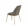 Dover Dining Chair - Bravo Portabella / Sparrow Grey - Back Angle - Dover Dining Chair - Bravo Portabella / Sparrow Grey - Back Angle