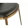 Dover Dining Chair - Bravo Portabella / Sparrow Grey - Seat Close-Up - Dover Dining Chair - Bravo Portabella / Sparrow Grey - Seat Close-Up