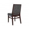 Sunpan Citizen Dining Chair - Overcast Grey - Back Angle