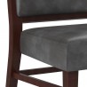Sunpan Citizen Dining Chair - Overcast Grey - Seat Close-up