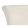 Hamlet Swivel Counter Stool - Castillo Cream/Havana Dark Brown, Seat Close-up - Hamlet Swivel Counter Stool - Castillo Cream/Havana Dark Brown, Seat Close-up