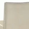 Vintage Swivel Counter Stool - Castillo Cream - Back Close-up - Vintage Swivel Counter Stool - Castillo Cream - Back Close-up