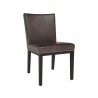 Vintage Dining Chair - Havana Dark Brown - Angled View