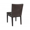 Vintage Dining Chair - Havana Dark Brown - Back Angle