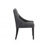 Lucille Dining Chair - Bravo Portabella/Castillo Cream/Ink Blue/IvoryLinen, Sideview