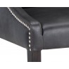 Lucille Dining Chair - Bravo Portabella/Castillo Cream/Ink Blue/IvoryLinen, Front Closeup View