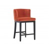 Hayden Counter Stool - Autumn Orange - Angled