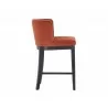 Hayden Counter Stool - Autumn Orange - Side Angle - Hayden Counter Stool - Autumn Orange - Side Angle