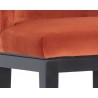 Hayden Counter Stool - Autumn Orange - Seat Close-up