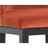 Hayden Counter Stool - Autumn Orange - Seat Close-up - Hayden Counter Stool - Autumn Orange - Seat Close-up