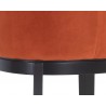 Hayden Counter Stool - Autumn Orange - Seat Frame Close-up