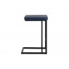 Sunpan Boone Counter Stool - Black - Bravo Admiral, Bravo Cognac, Bravo Cream, Champagne Gold - Onyx, Side Angle