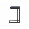 Sunpan Boone Counter Stool - Black - Bravo Admiral, Bravo Cognac, Bravo Cream, Champagne Gold - Onyx, Side Angle - Sunpan Boone Counter Stool - Black - Bravo Admiral, Bravo Cognac, Bravo Cream, Champagne Gold - Onyx, Side Angle