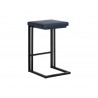 Sunpan Boone Counter Stool - Black - Bravo Admiral, Bravo Cognac, Bravo Cream, Champagne Gold - Onyx, Front Angle