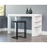 Sunpan Boone Counter Stool - Black - Bravo Admiral, Bravo Cognac, Bravo Cream, Champagne Gold - Onyx, Lifestyle