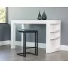 Sunpan Boone Counter Stool - Black - Bravo Admiral, Bravo Cognac, Bravo Cream, Champagne Gold - Onyx, Lifestyle - Sunpan Boone Counter Stool - Black - Bravo Admiral, Bravo Cognac, Bravo Cream, Champagne Gold - Onyx, Lifestyle