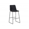 SUNPAN Cal Barstool - Antique Black, Brown, Grey, Frontview