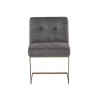Virelles Dining Chair - Zenith Graphite Grey - Front