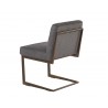 Virelles Dining Chair - Zenith Graphite Grey - Back Angle