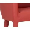 SUNPAN Marcus Dining Armchair - Dillon Chili, Closeup View - SUNPAN Marcus Dining Armchair - Dillon Chili, Closeup View