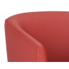 SUNPAN Marcus Dining Armchair - Dillon Chili, Closeup View