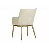 Franklin Dining Armchair - Bravo Cream - Back Angle - Franklin Dining Armchair - Bravo Cream - Back Angle