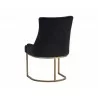 Florence Dining Chair - Abbington Black - Back Angle - Florence Dining Chair - Abbington Black - Back Angle