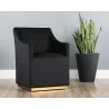 Zane Wheeled Lounge Chair - Abbington Black - Lifestyle - Zane Wheeled Lounge Chair - Abbington Black - Lifestyle