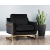 Kalmin Lounge Chair - Abbington Black - Lifestyle 