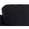 Kalmin Lounge Chair - Abbington Black - Seat Back Close-Up