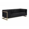 Ekon Sofa - Abbington Black - Angled View - Ekon Sofa - Abbington Black - Angled View