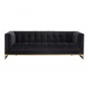 Ekon Sofa - Abbington Black - Front