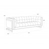Ekon Sofa - Dimensions