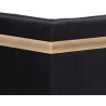 Ekon Sofa - Abbington Black - Sofa Edge Close-Up