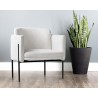 Richie Lounge Chair - Black - Eclipse White - Lifestyle