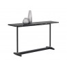 Sunpan Burton Console Table - Angled with Decor