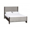  Sunpan Milo Bed - Queen - Polo Club Stone - Angled