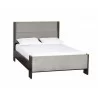  Sunpan Milo Bed - Queen - Polo Club Stone - Angled -  Sunpan Milo Bed - Queen - Polo Club Stone - Angled