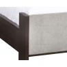  Sunpan Milo Bed - Queen - Polo Club Stone - Bed Edge CLose-Up