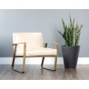 Kristoffer Lounge Chair - Vintage Vanilla Leather - Lifestyle