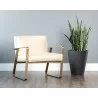 Kristoffer Lounge Chair - Vintage Vanilla Leather - Lifestyle - Kristoffer Lounge Chair - Vintage Vanilla Leather - Lifestyle