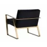  Sunpan Kristoffer Lounge Chair - Abbington Black - Back Angle -  Sunpan Kristoffer Lounge Chair - Abbington Black - Back Angle