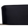  Sunpan Kristoffer Lounge Chair - Abbington Black - Seat Back Close-Up