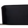  Sunpan Kristoffer Lounge Chair - Abbington Black - Seat Back Close-Up -  Sunpan Kristoffer Lounge Chair - Abbington Black - Seat Back Close-Up