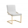 SUNPAN Marcelle Dining Chair - White Croc, Front White Background