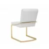 SUNPAN Marcelle Dining Chair - White Croc, Back View - SUNPAN Marcelle Dining Chair - White Croc, Back View