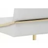 SUNPAN Marcelle Dining Chair - White Croc, Back Edge View - SUNPAN Marcelle Dining Chair - White Croc, Back Edge View