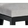 Hayden Dining Chair - Polo Club Stone - Seat Close-up - Hayden Dining Chair - Polo Club Stone - Seat Close-up