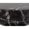 SUNPAN Goya End Table - Marble Look - Black, Closeup View